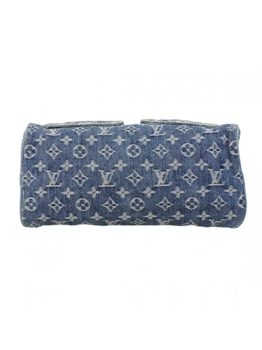 ★SOLD★ Louis Vuitton Handbag Monogram Denim Neo Speedy Blue - Picture 3 of 10